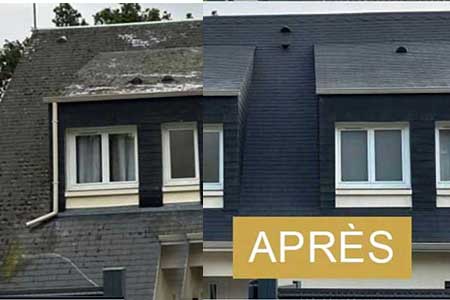 hydrofuge coloré pour toiture ardoise Les Attaques